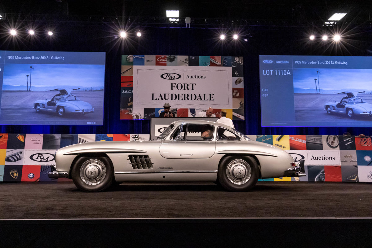 1955 Mercedes-Benz 300 SL Gullwing offered at RM Auctions’ Fort Lauderdale live auction 2019